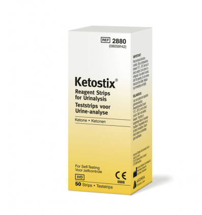 Ketostix Reagent Strips for Urinalysis Strips (50) Diabetes Care