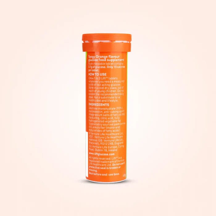 Lift Chewable Tablets Orange 10s Diabetes Care