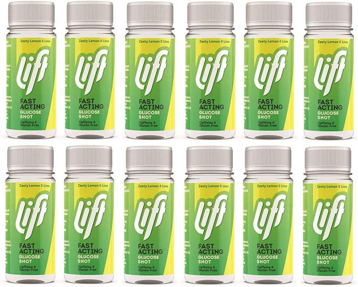 Lift Fast Acting Glucose Shot Zesty Lemon Lime (12x60ml) Diabetes Care