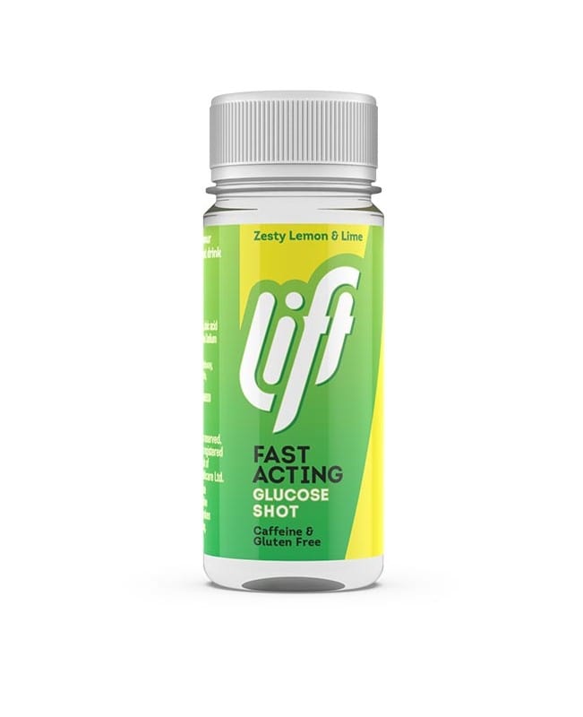Lift Fast Acting Glucose Shot - Lemon &amp; Lime (60ml) Diabetes Care