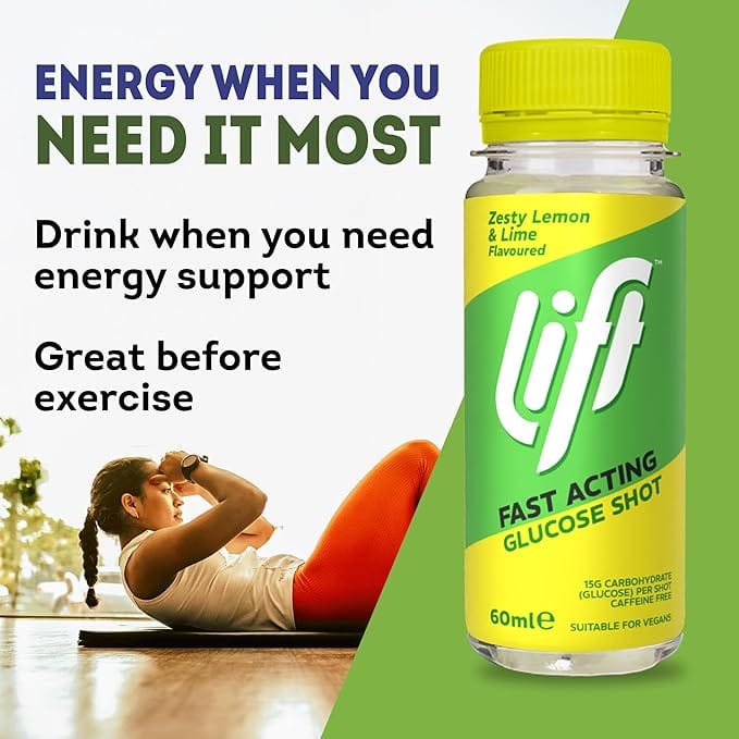 Lift Glucose Fast Acting Shot - Zesty Lemon &amp; Lime 60ml Diabetes Care Lift Glucose Fast Acting Shot Lemon &amp; Lime 60ml | Ireland