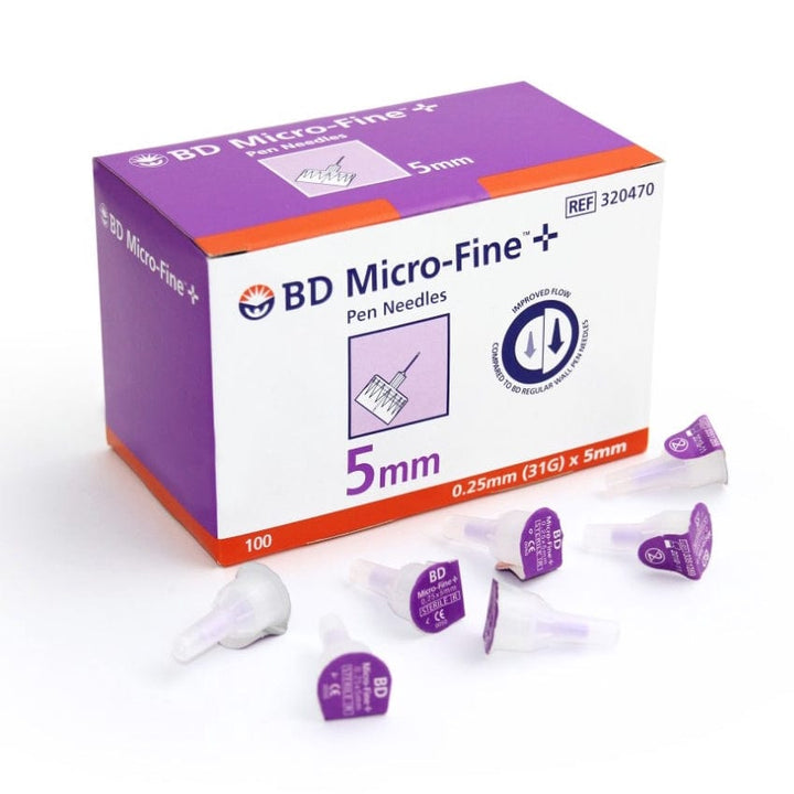 Micro Fine Ultra Pen Needles ~ 5mm x 31G (100) Diabetes Care