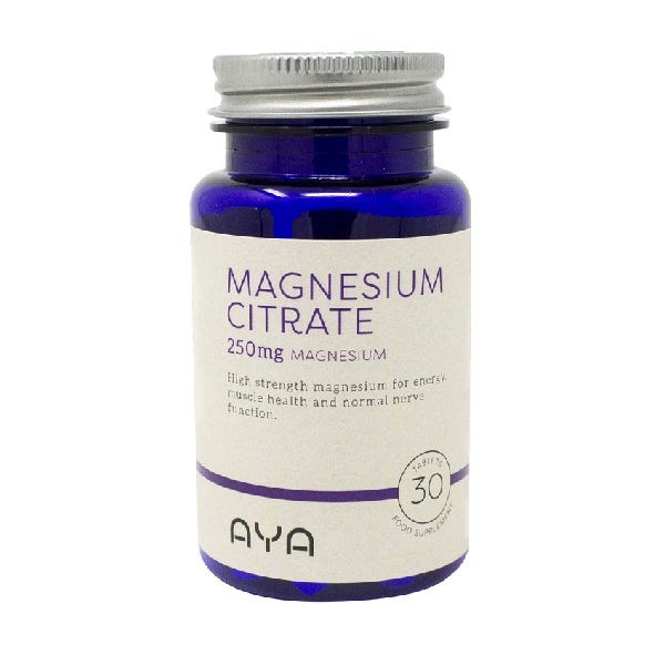 AYA Magnesium Citrate 250mg (30) Energy and Wellbeing