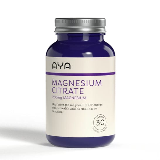 AYA Magnesium Citrate 250mg (30) Energy and Wellbeing