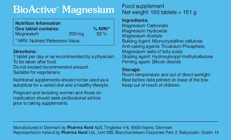 BioActive Magnesium (150) Energy and Wellbeing