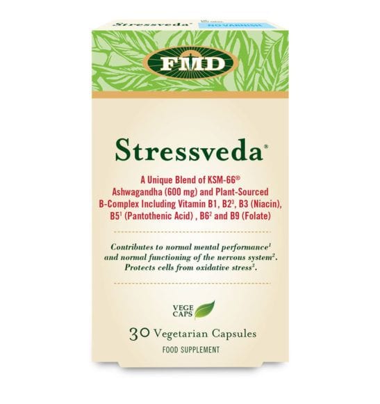 Flora - Stressveda Vegecaps ~ Ashwagandha (30) Energy and Wellbeing