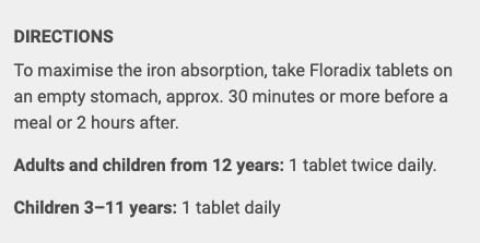 Floradix Iron & Vitamin Tablets (84) Energy and Wellbeing