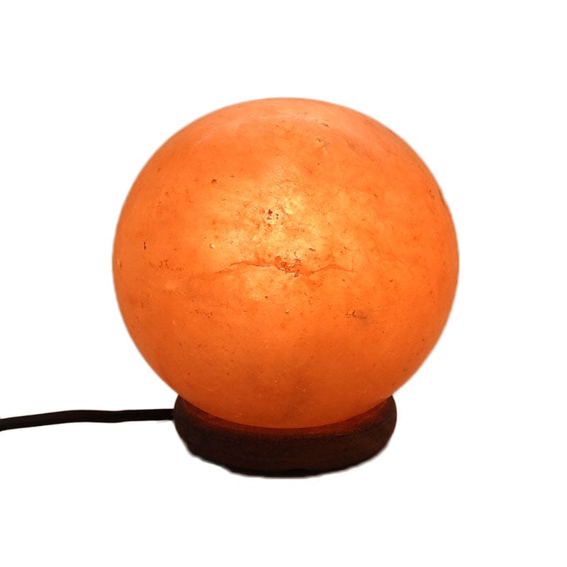 Himalayan Salt Lamp - Ball ~ 14cm Height Energy and Wellbeing