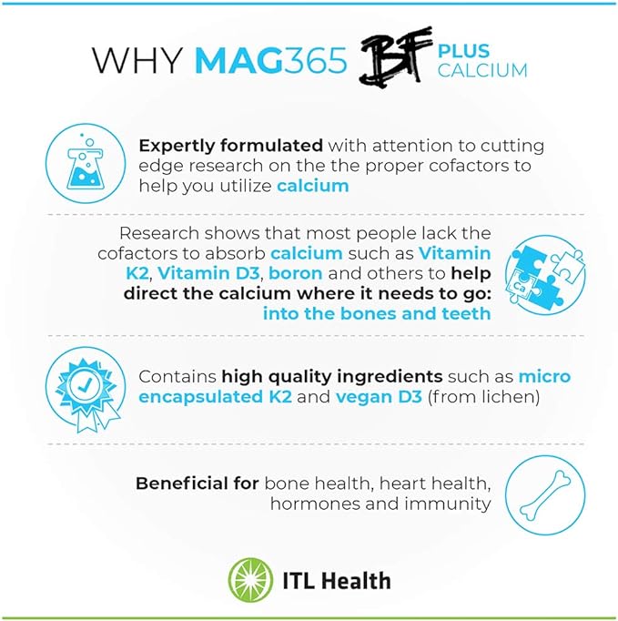 MAG365 Magnesium BF Plus Calcium (210g) | Mag365 Ireland Energy and Wellbeing