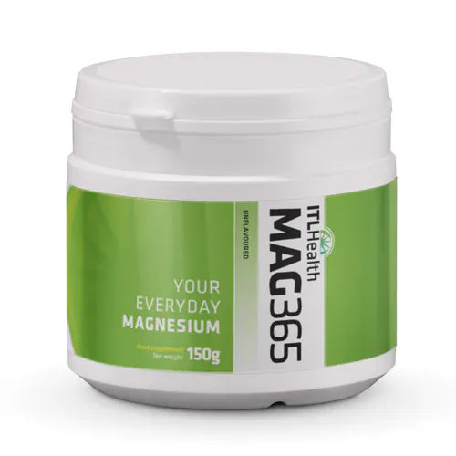 MAG365 Magnesium Unflavoured 150g Energy and Wellbeing MAG365 Magnesium Unflavoured 150g | Pure Magnesium Powder