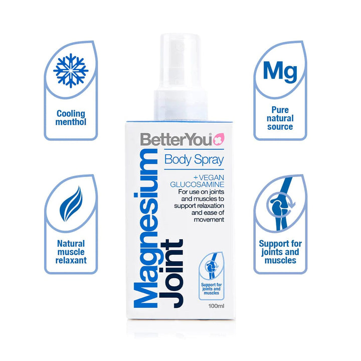 Magnesium Joint Body Spray | Better You (100ml) Energy and Wellbeing