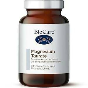 Magnesium Taurate | BioCare (60) Energy and Wellbeing