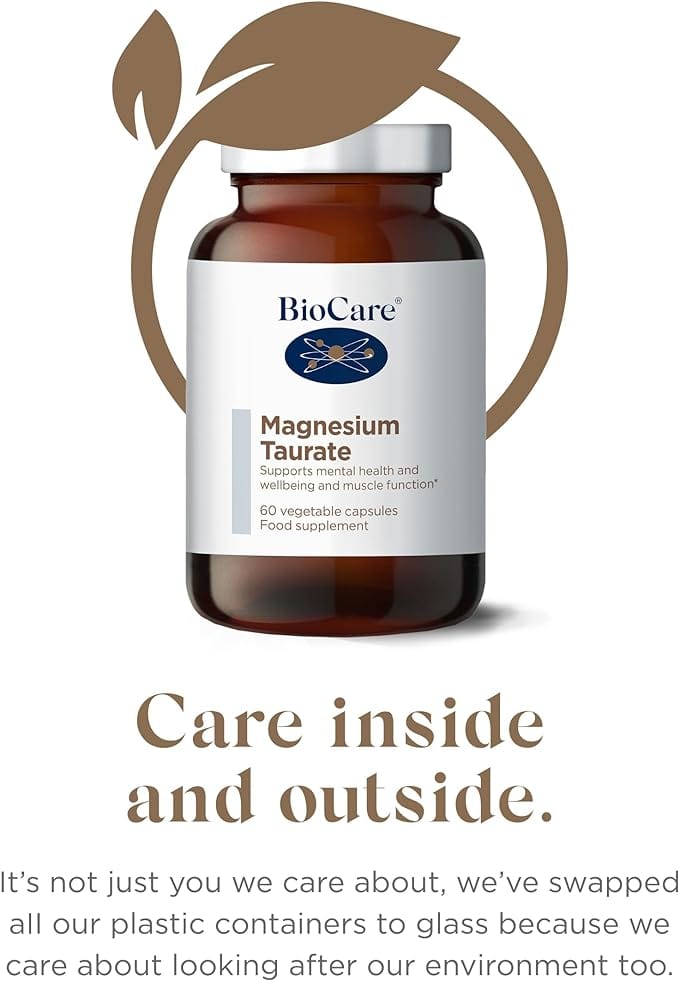 Magnesium Taurate | BioCare (60) Energy and Wellbeing