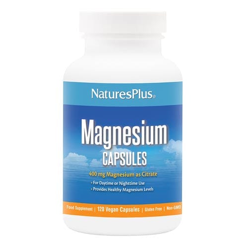 Natures Plus Magnesium Capsules 120 Energy and Wellbeing