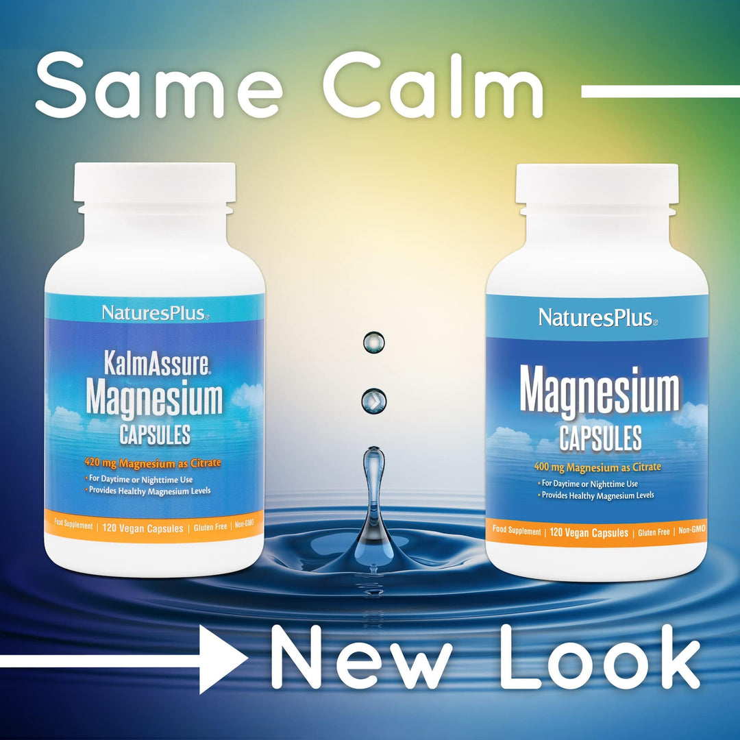 Natures Plus Magnesium Capsules 120 Energy and Wellbeing