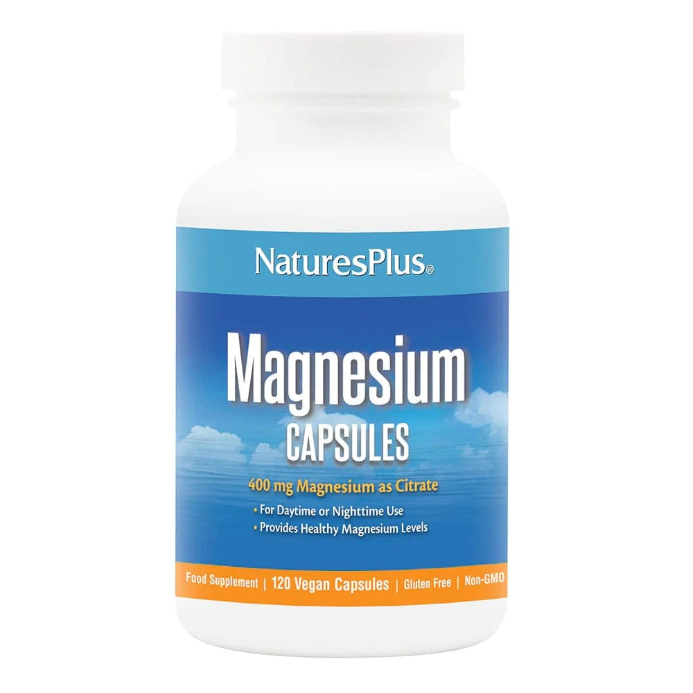 Natures Plus Magnesium Capsules 120 Energy and Wellbeing Natures Plus Magnesium Capsules 120