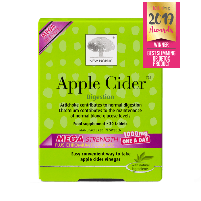 New Nordic Apple Cider 1,000mg Mega Strength (30) Energy and Wellbeing