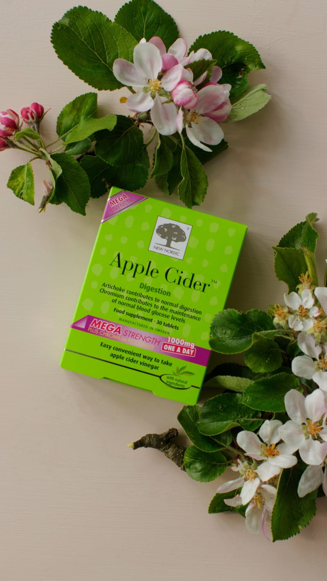 New Nordic Apple Cider 1,000mg Mega Strength (30) Energy and Wellbeing New Nordic Apple Cider 1,000mg Mega Strength (30)