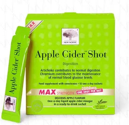 New Nordic Apple Cider Shot Max Strength 15s Energy and Wellbeing New Nordic Apple Cider Shot Max Strength 15s