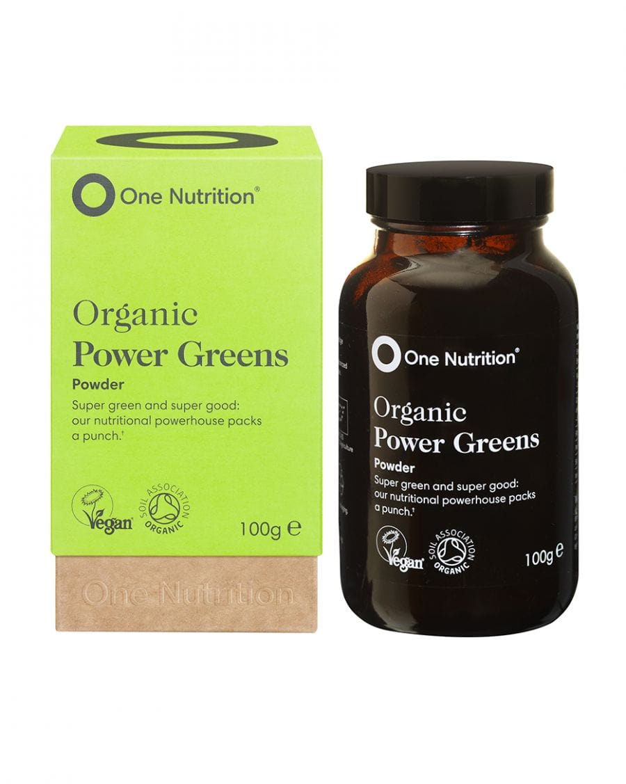 One Nutrition Premium Power Greens Powder (100g) Energy and Wellbeing