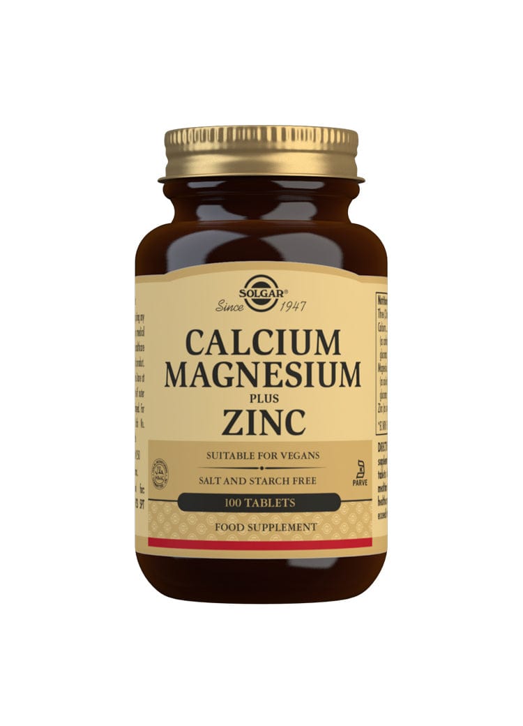 Solgar Calcium, Magnesium and Zinc (100) Energy and Wellbeing