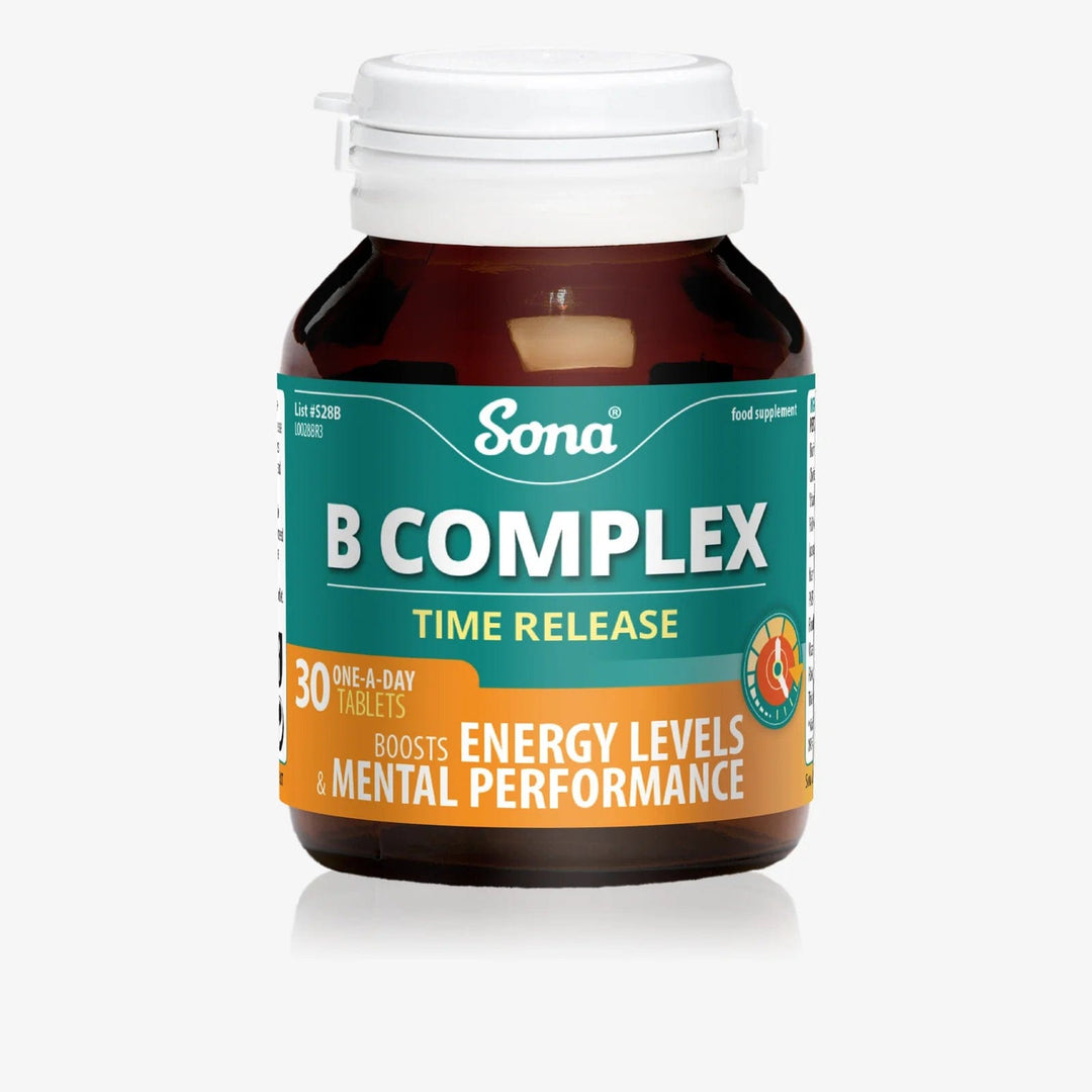 Sona B Complex - Vitamin B Time Release (30) Energy and Wellbeing