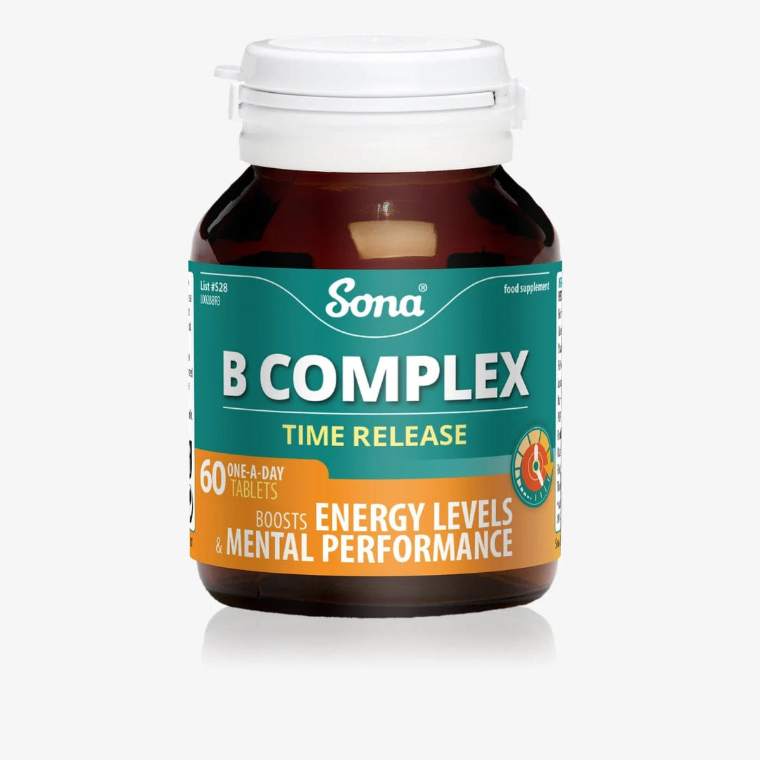 Sona B Complex - Vitamin B Time Release 60 Energy and Wellbeing