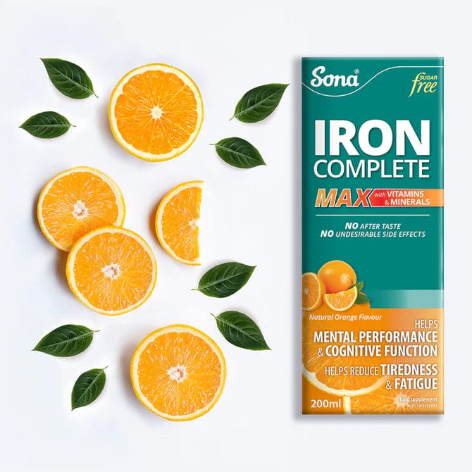 Sona Iron Complete Max 200ml Energy and Wellbeing