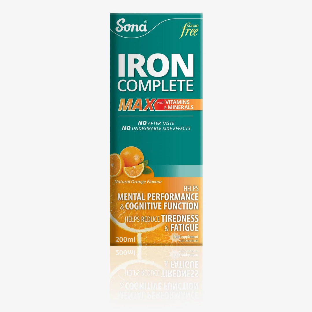 Sona Iron Complete Max 200ml Energy and Wellbeing