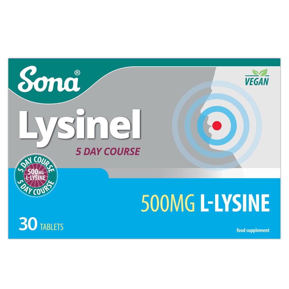 Sona - Lysinel 5 Day Cold Sore Course (30) Energy and Wellbeing