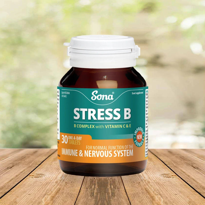 Sona Stress B Complex with Vitamin C & E (60) Energy and Wellbeing