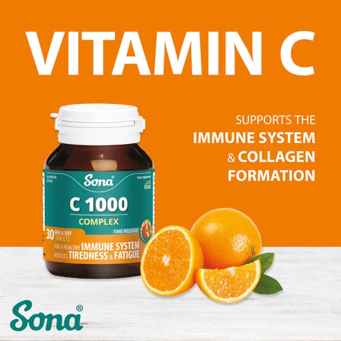 Sona Vitamin C1000 Complex (90) Energy and Wellbeing