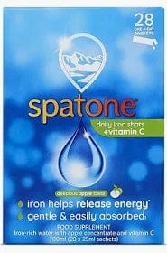 Spatone Apple Liquid Iron Supplement 28 x 20ml Sachets Energy and Wellbeing Spatone Natural Liquid Iron Sachets with Vitamin C  28