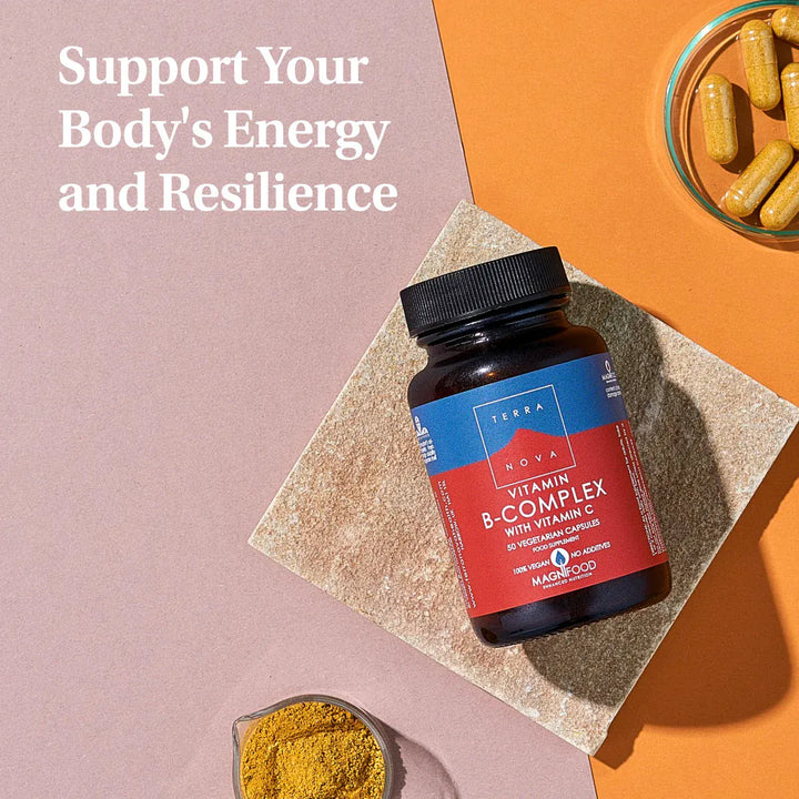 Terranova B-complex with Vitamin C (100) Energy and Wellbeing Terranova B-complex with Vitamin C (100)