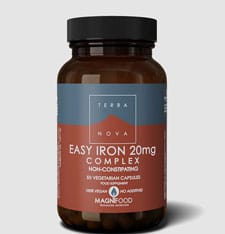 Terranova Easy Iron 20mg (100) Energy and Wellbeing