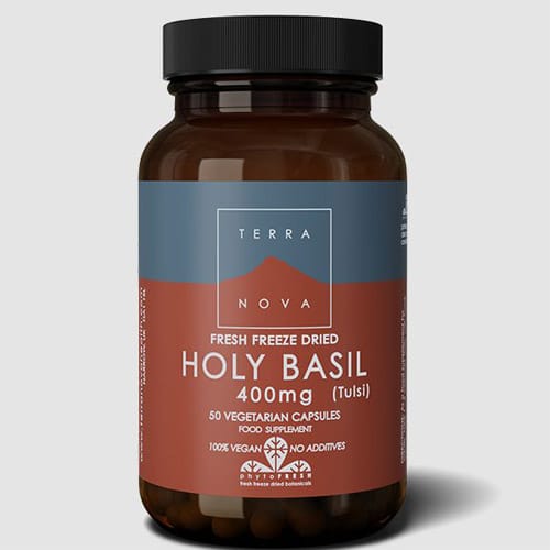 Terranova Holy Basil 400mg (50) Energy and Wellbeing