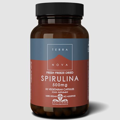 Terranova Spirulina 500mg (50) Energy and Wellbeing