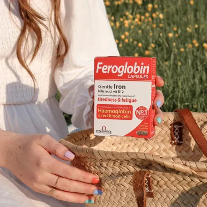 Vitabiotics Feroglobin B12 30 Capsules Energy and Wellbeing Vitabiotics Feroglobin B12 30 Capsules | Gentle Iron Supplement Ireland