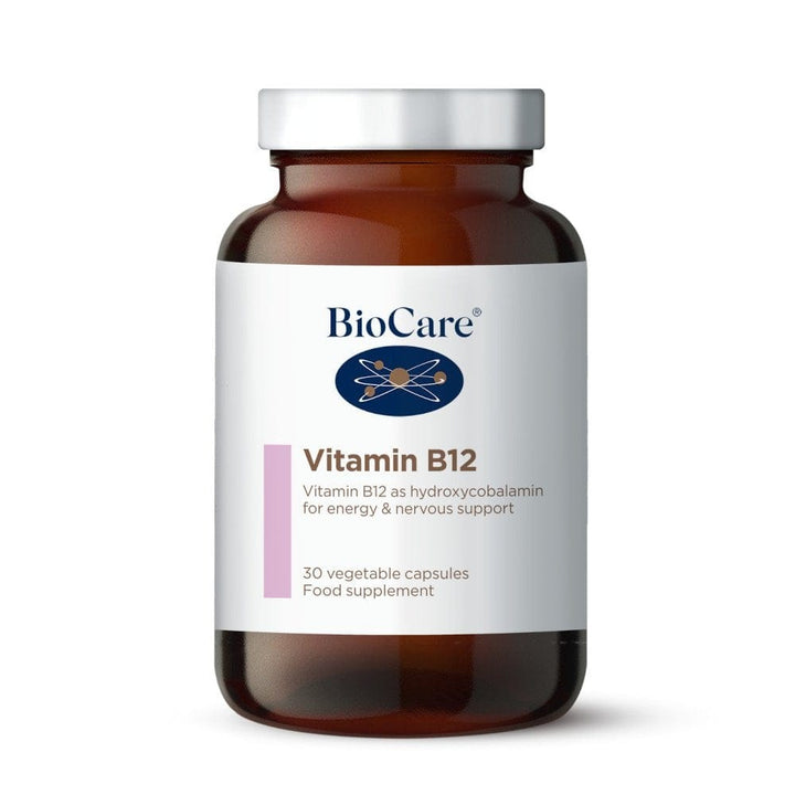 Vitamin B12 Vegetable Capsules | Biocare (30) Energy and Wellbeing