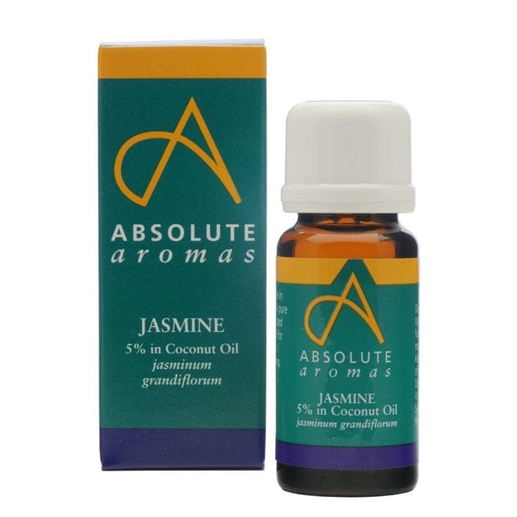 Absolute Aromas Jasmine 5% in Coconut Oil (10ml) Essential Oils