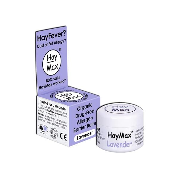 Hay Max Organic Allergen Barrier Balm Lavender (5ml) Essential Oils