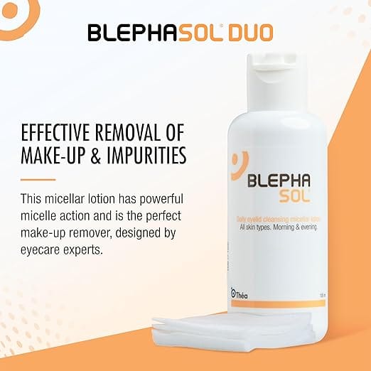 Blephasol Duo 100ml &amp; 100 Lint-Free Pads Eye Health Blephasol Duo 100ml &amp; 100 Pads | Eyelid Cleansing Solution | Lir Pharmacy