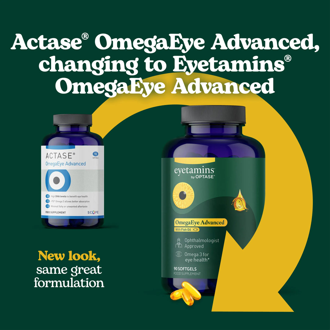 Eyetamins OmegaEye Advanced Capsules 90 Eye Health Eyetamins OmegaEye Advanced Capsules 90 | Omega-3 Vision Support Ireland