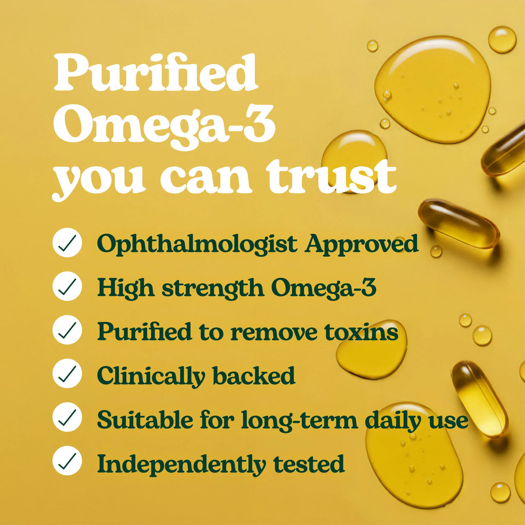 Eyetamins OmegaEye Advanced Capsules 90 Eye Health Eyetamins OmegaEye Advanced Capsules 90 | Omega-3 Vision Support Ireland
