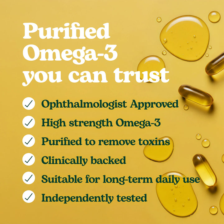 Eyetamins OmegaEye Advanced Capsules 90 Eye Health Eyetamins OmegaEye Advanced Capsules 90 | Omega-3 Vision Support Ireland