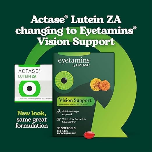 Eyetamins Vision Support 30 SoftGels Eye Health Eyetamins Vision Support 30 Softgels | Eye Health Supplement Ireland