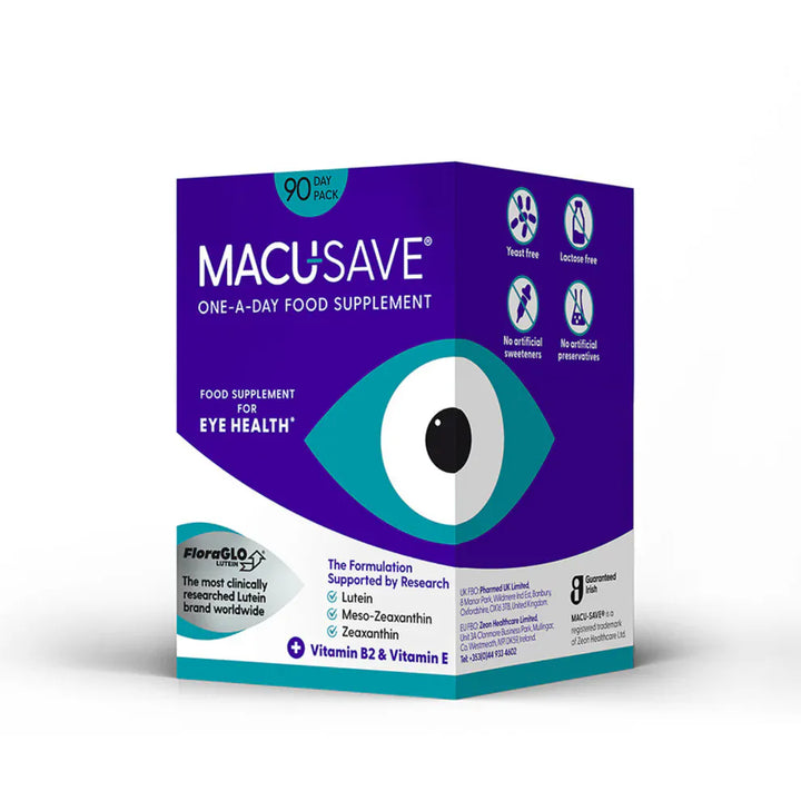 Macu-Save Capsules (3 Months Supply) 90 Capsules Eye Health Macu-Save 90 Capsules | Eye Health &amp; Vision Support
