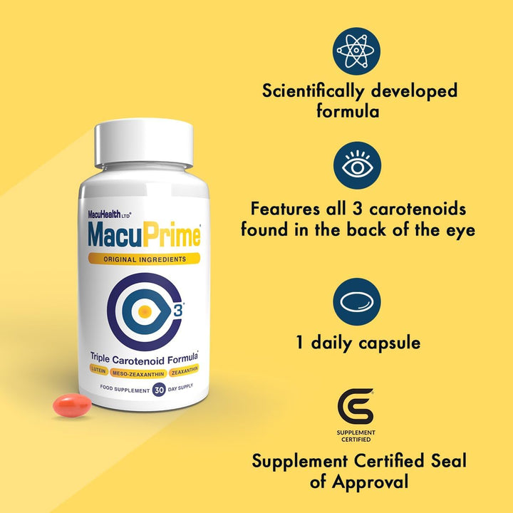 MacuPrime Eye Health - 1 month (30) Eye Health