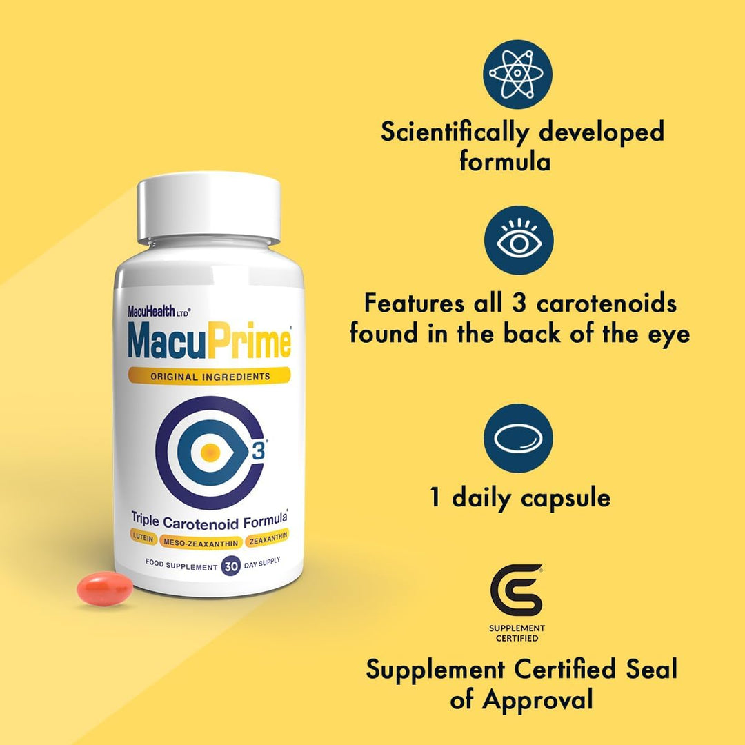 MacuPrime Eye Health - 3 months (90) Eye Health