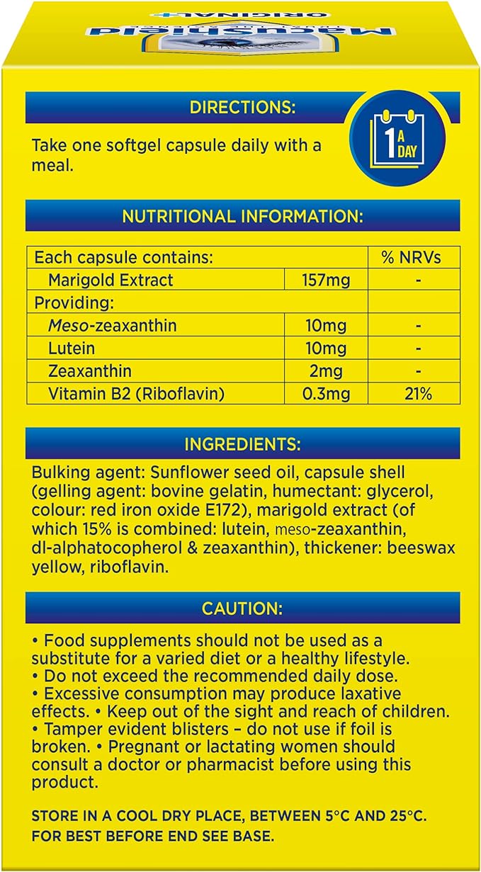 MacuShield Eye Supplements Capsules (30) Eye Health